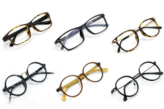 ６種類の眼鏡